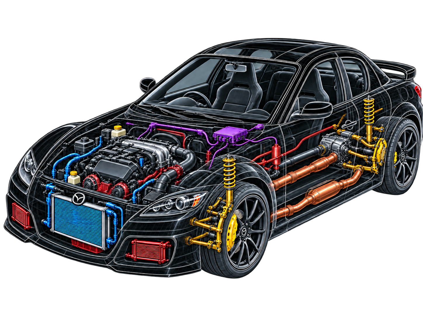 Mazda RX-8 technical systems